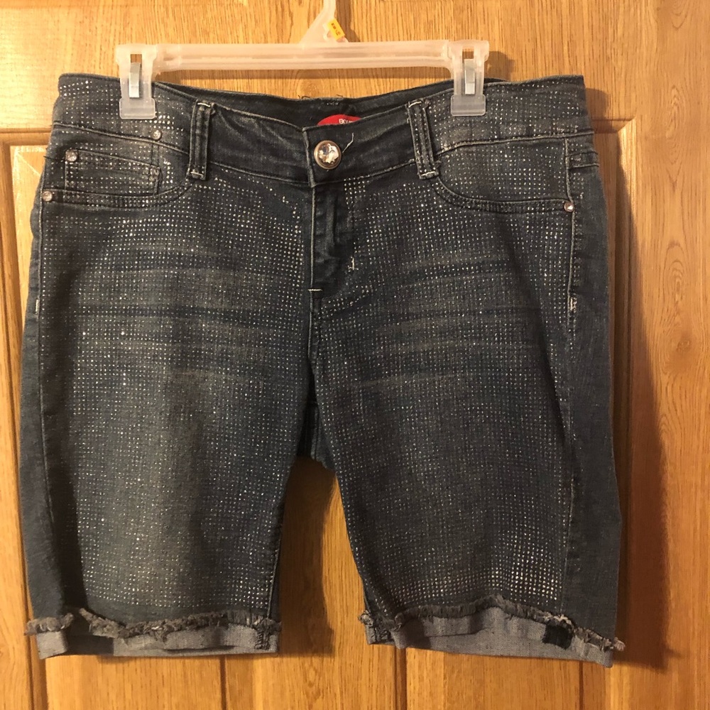 Bongo Denim shorts with rhinestones (SIZE 13)